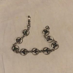 Peace sign bracelet